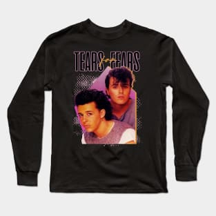 tears for fears // purple retro Long Sleeve T-Shirt